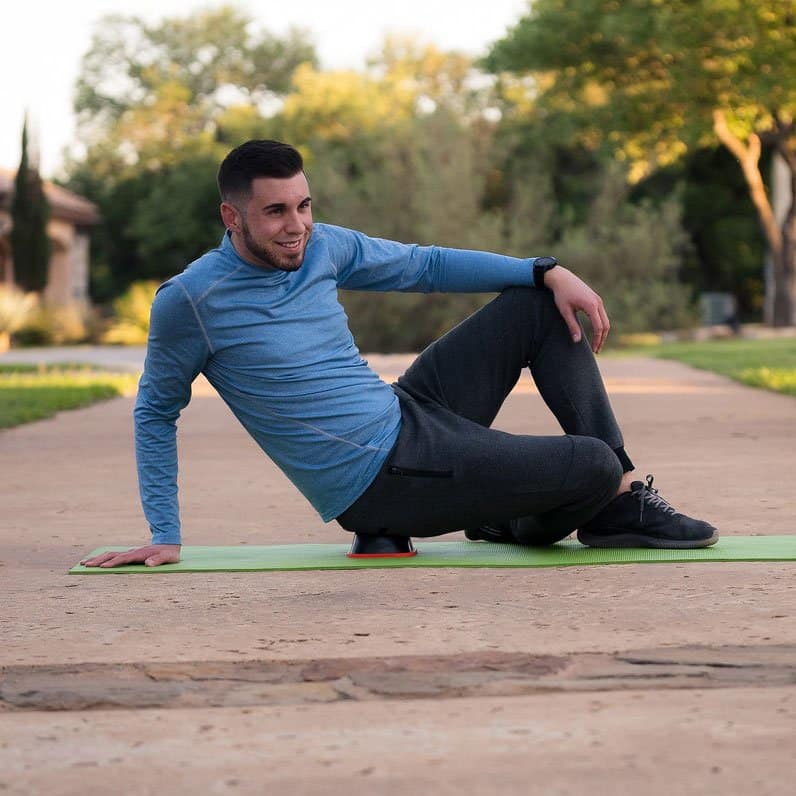 The Curve Ball Stationary Foam Roller Glutes Massage