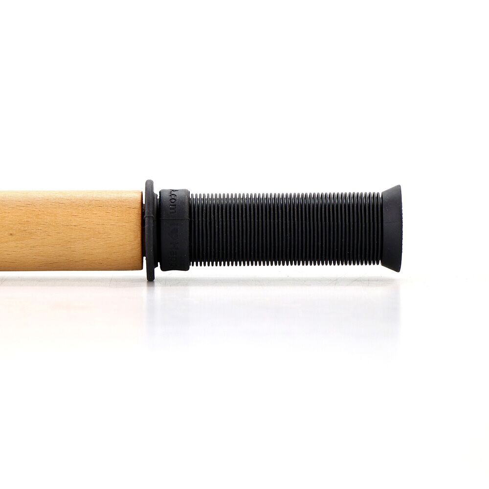 ReGreen The Original 18" Wood Roller Massage Stick Black Grip