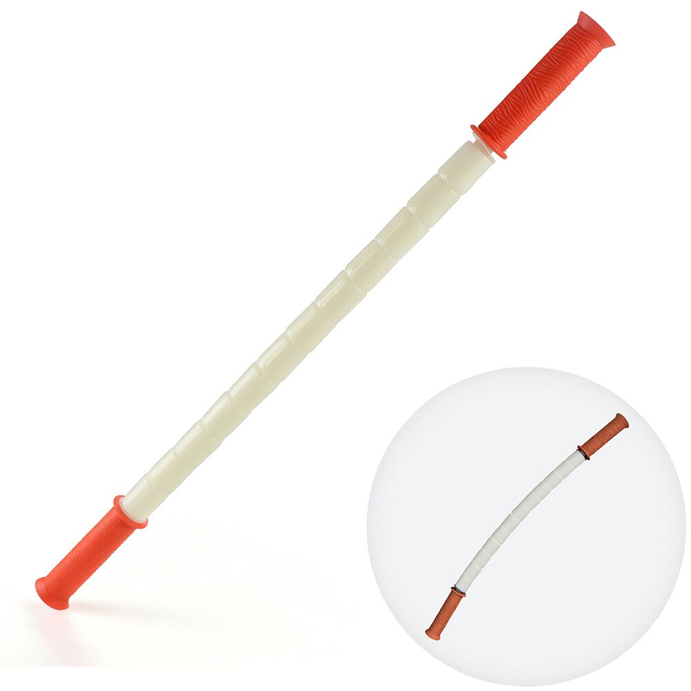 The Stick Bendy 22 with 12 beads. This massage roller stick can bend.