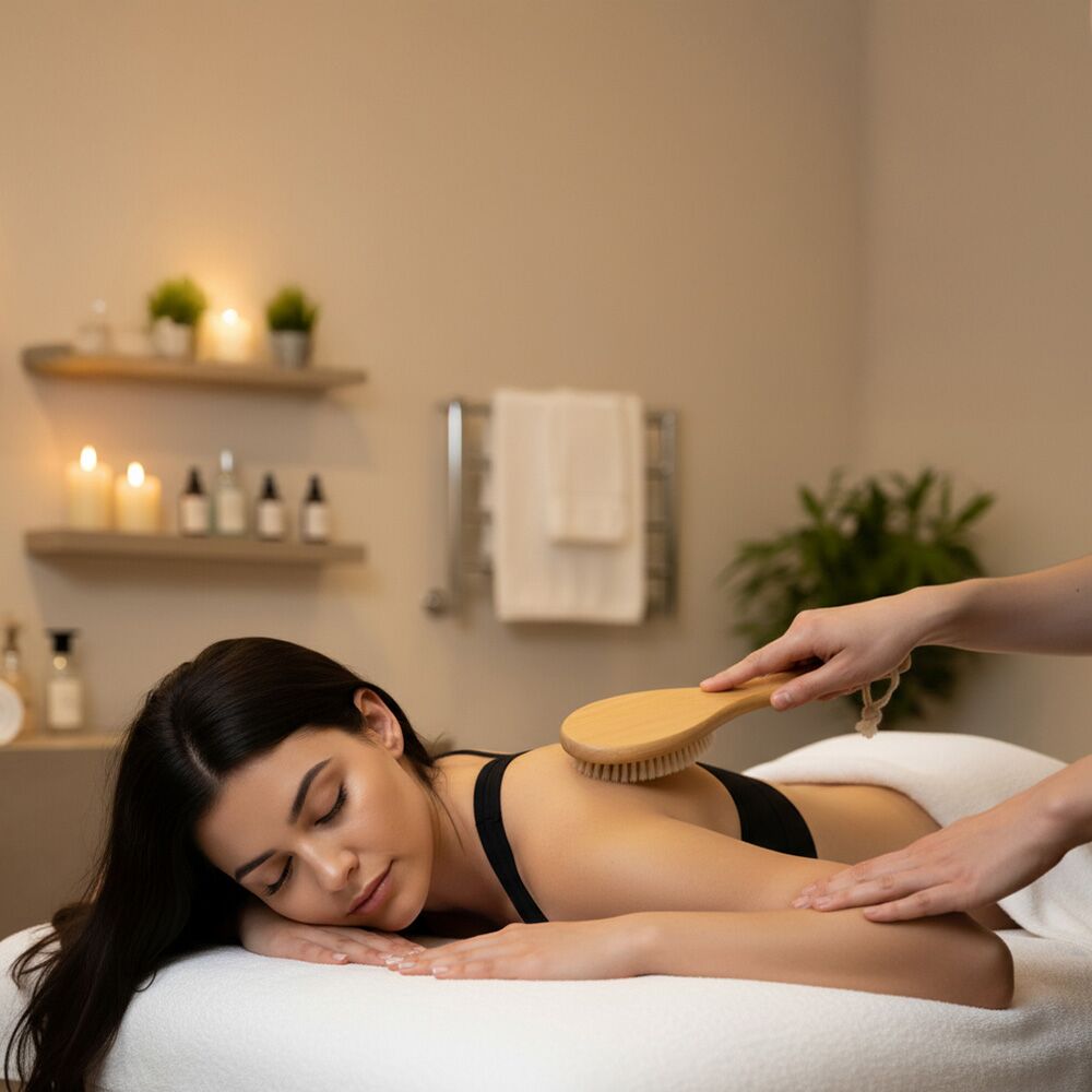 Dry Brush Therapeutic Lymphatic Massager