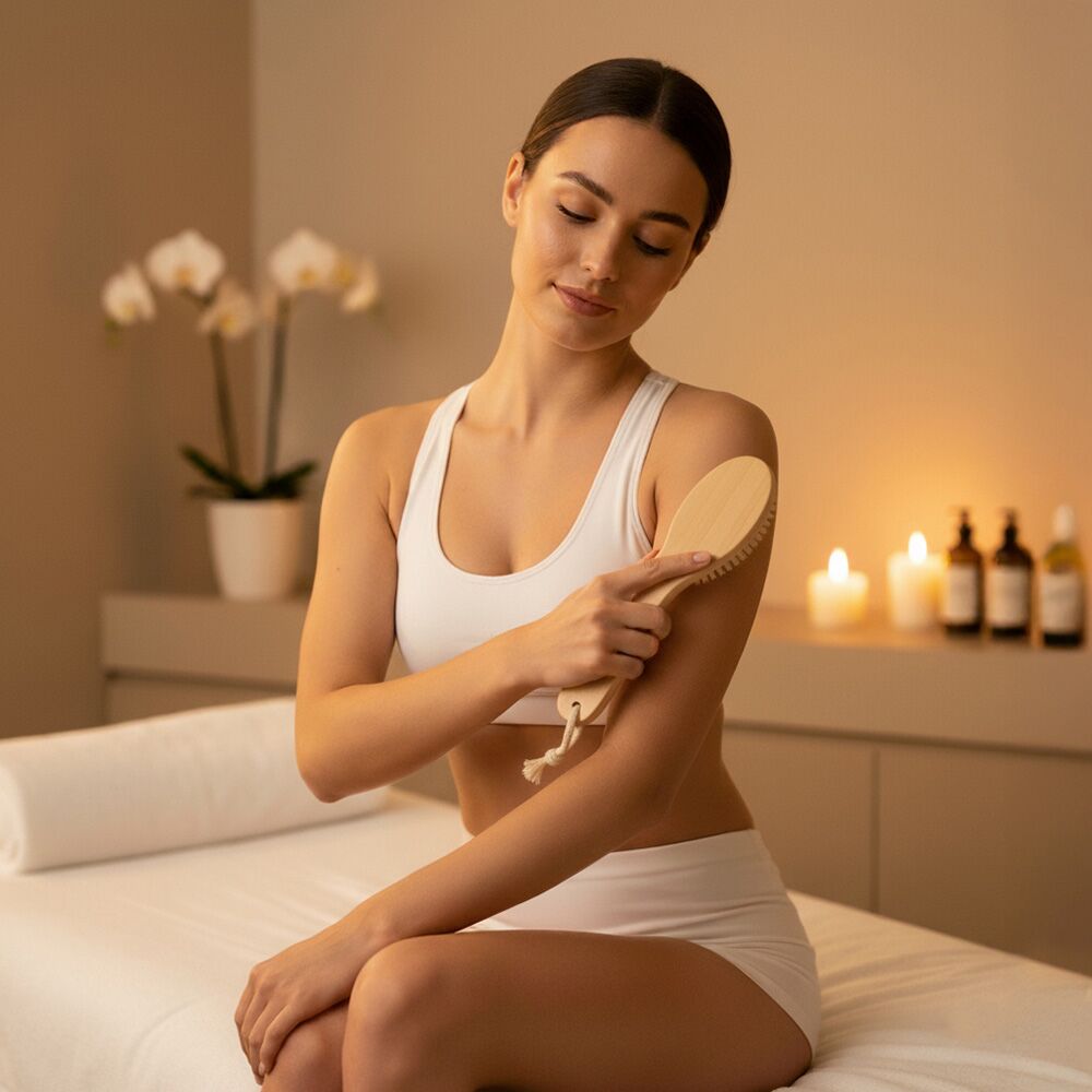 Dry Brush Therapeutic Lymphatic Massager