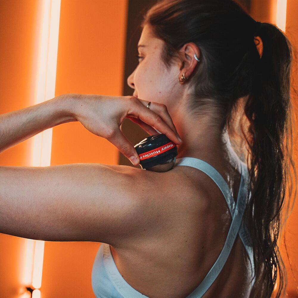 Knotty Tiger ICE is effective for the neck, shoulders, pecs, biceps, triceps, arms, hips, and other small muscles that benefit from the combination of deep pressure and cooling relief.