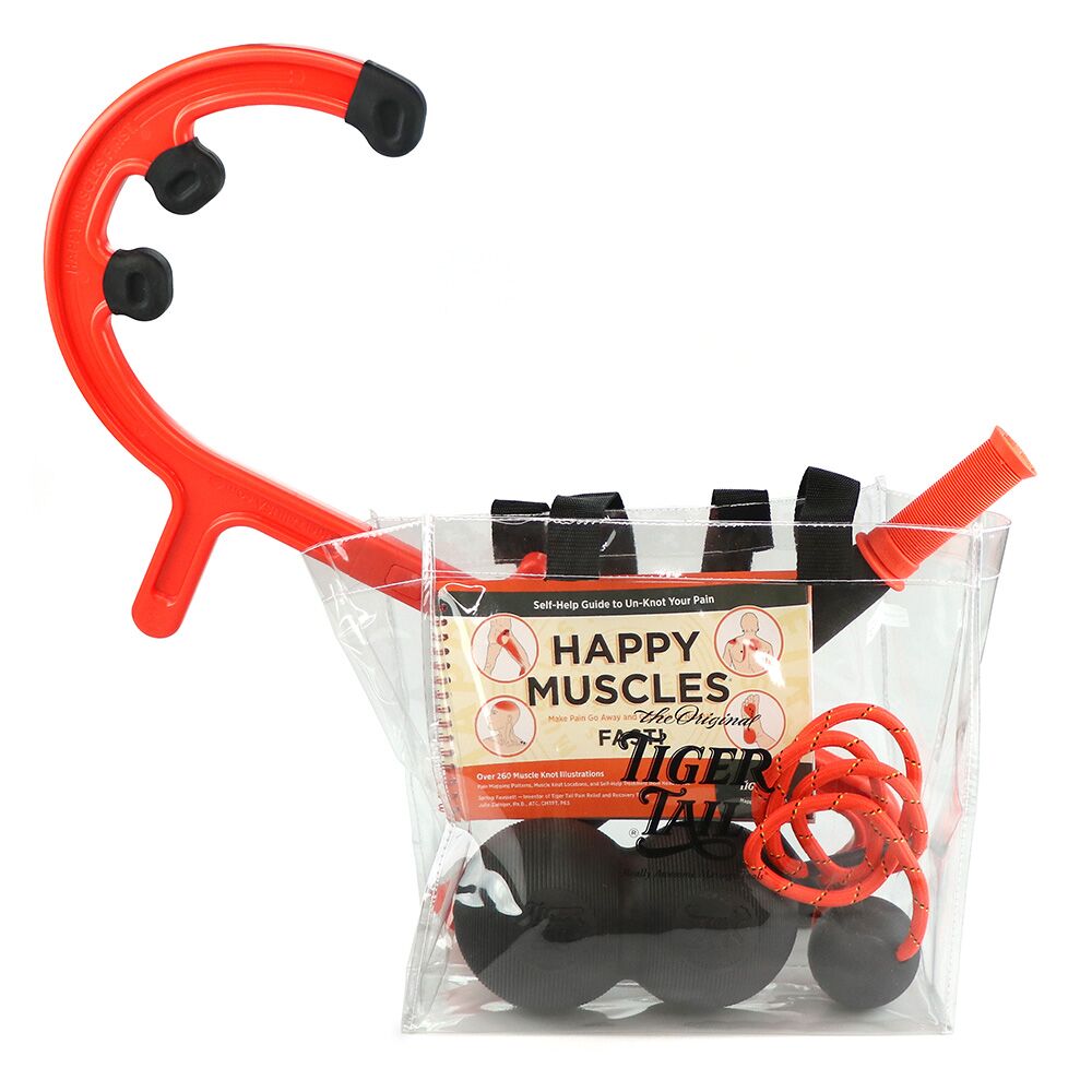 Rehab in a Bag Kit includes a transparent stadium bag to carry all your tools.